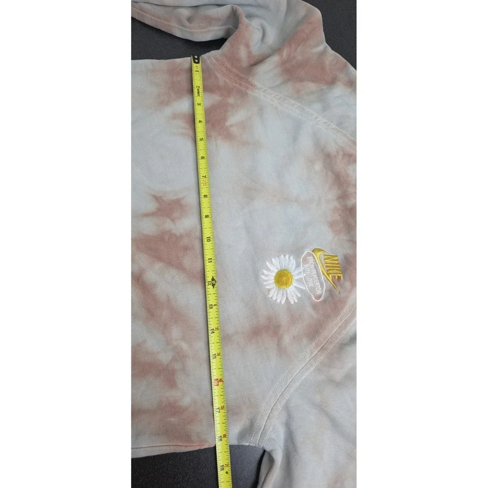 Nike From Beaverton W/ Love Orange Tie Dye Crew Sweatshirt YXL/WXS Pullover Boho